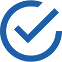 check blue icon